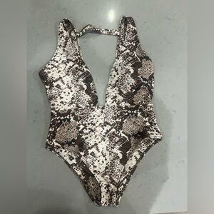 Buddy Love Snakeskin Swimsuit